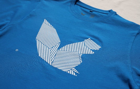 AE BLUE // White SQ Print